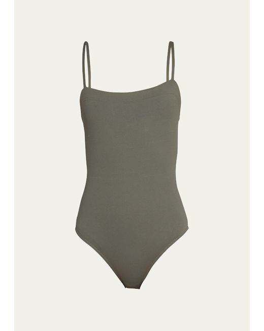 Eres Multicolor Aquarelle One-piece Swimsuit With Thin Straps