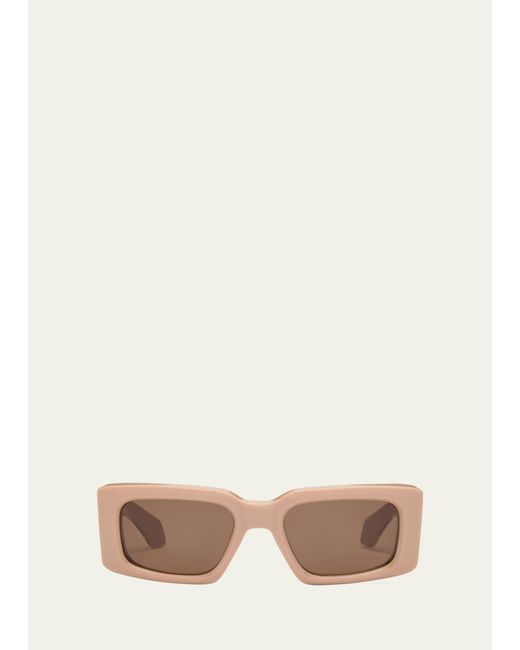 Jacques Marie Mage Natural Supersonic Acetate Rectangle Sunglasses for men
