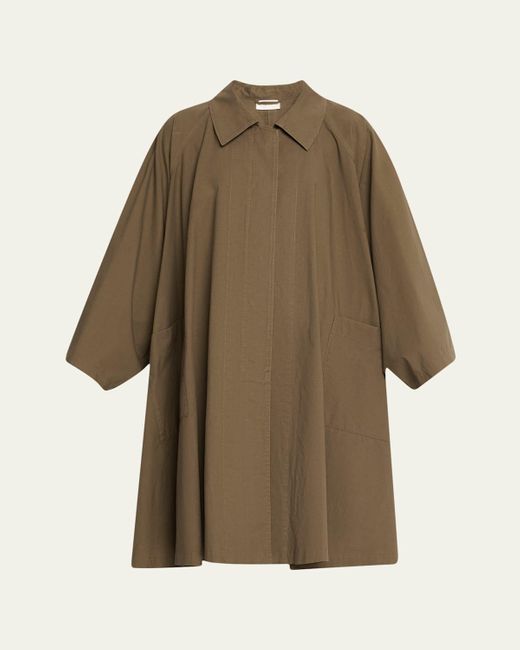 The Row Natural Leins Cotton Top Coat