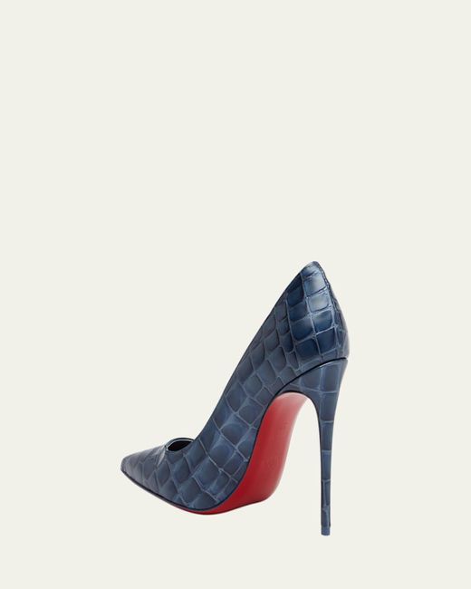 Blue sole louboutin best sale