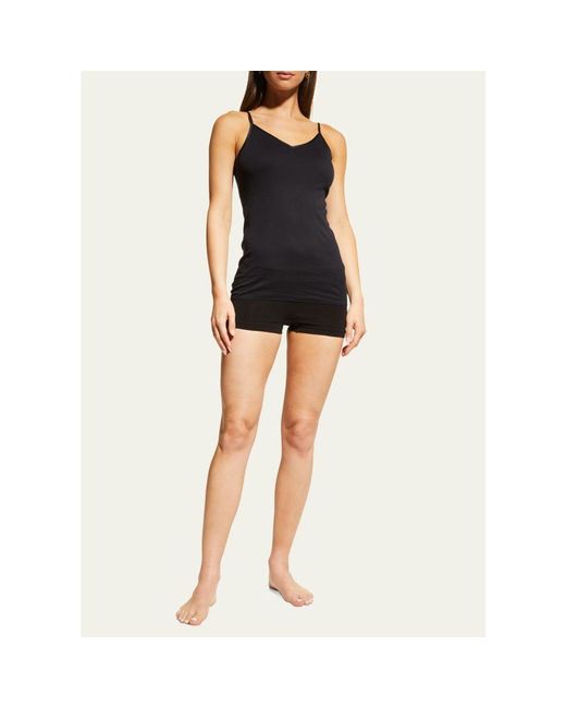 Hanro Black Seamless Padded Cami