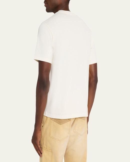 Wales Bonner White Selah Organic Cotton Oversized-Fit T-Shirt for men