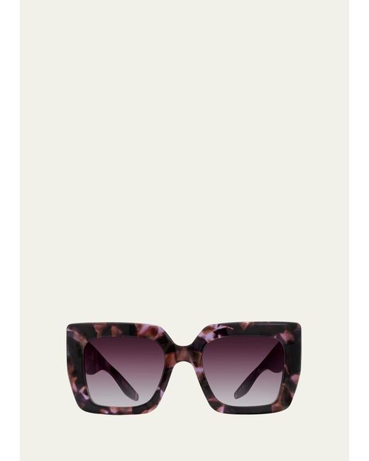 Barton Perreira Wailua Purple Tortoise Zyl Butterfly Sunglasses