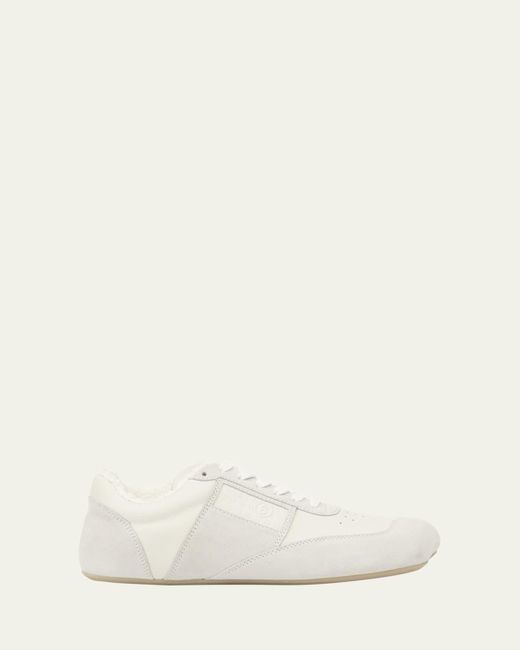 MM6 by Maison Martin Margiela Natural Anatomic Mixed Leather Sneakers
