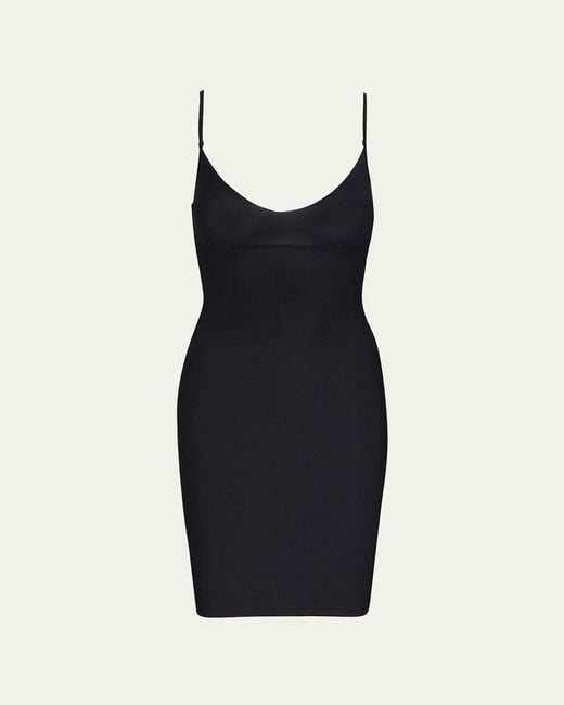 Commando Blue Two-Faced Tech Control Full Slip