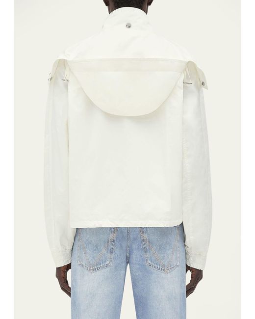 Bottega Veneta Natural Tech Nylon Zip Blouson Jacket for men