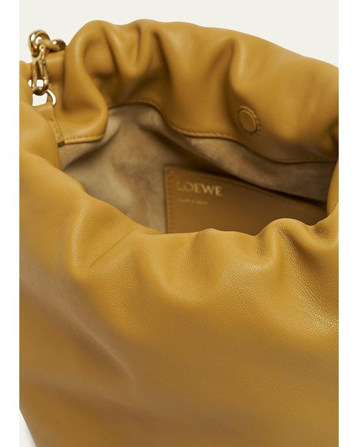 Loewe Multicolor X Paula's Ibiza Flamenco Bucket Bag In Napa Leather With Chain