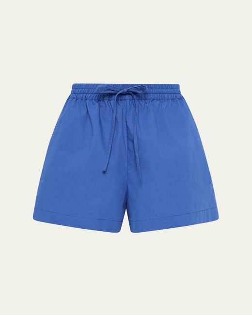 Matteau Blue Relaxed Drawstring Shorts