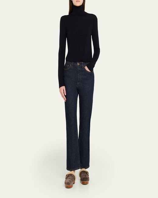 Chloé Multicolor Jeanette Suede Shearling-Lined Clogs