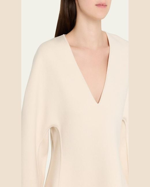 Ashlyn Natural Henry Peplum Blouse