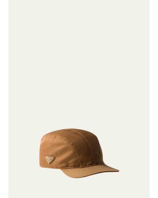 Prada Natural Re-Nylon Baseball Cap