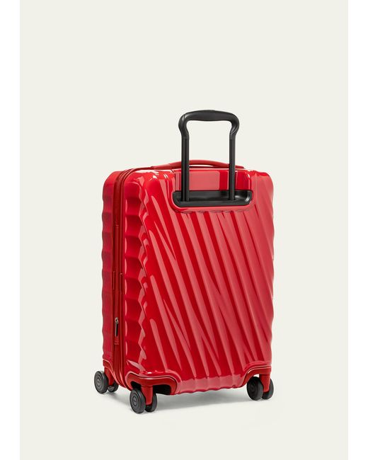 Tumi Red International Expandable 4-wheel Carry On Luggage
