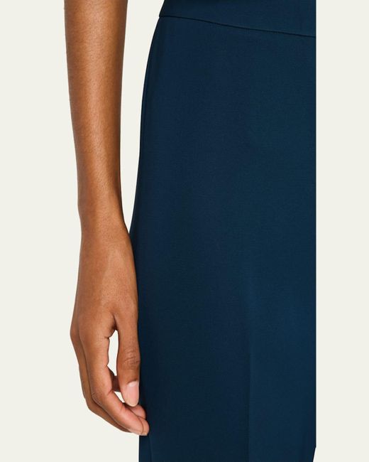 Lafayette 148 New York Blue Barrow Finessecrepe Pants