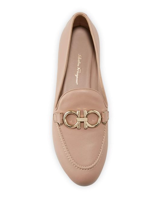 salvatore ferragamo trifoglio patent gancini horsebit loafers