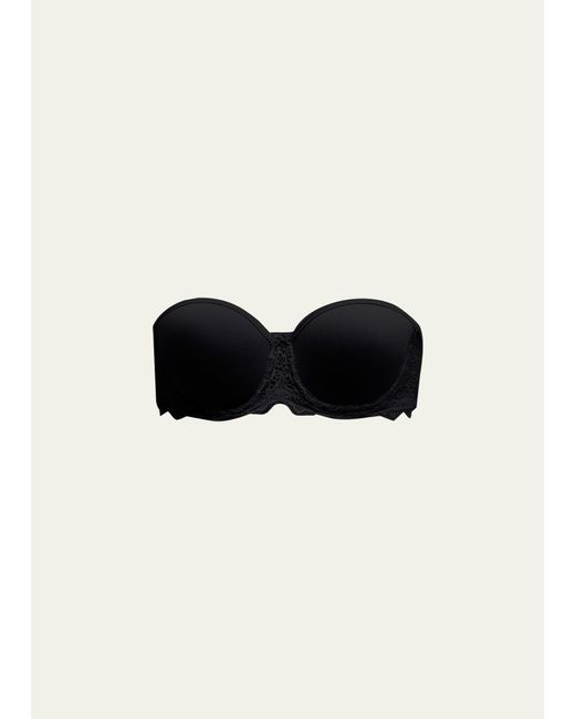 Simone Perele Black Caresse Strapless Plunge Bra