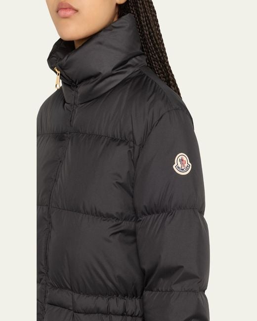 Moncler Gray Brossette Down Puffer Jacket