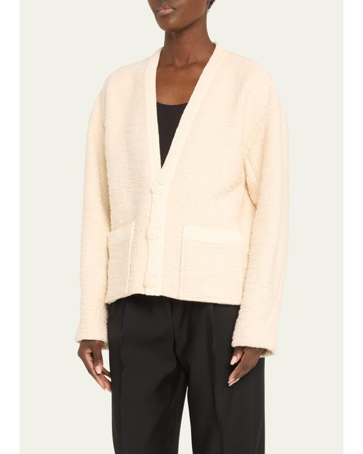 A.L.C. Natural Peyton Relaxed Knit Jacket