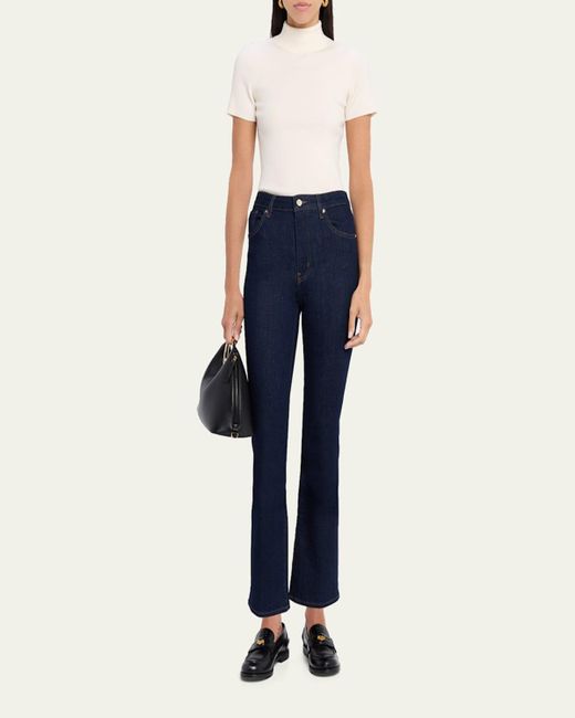 FRAME Blue The Reboot Crop Jeans