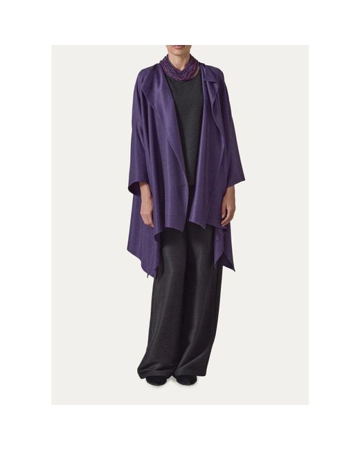 Eskandar Purple Dps Jacket Coat