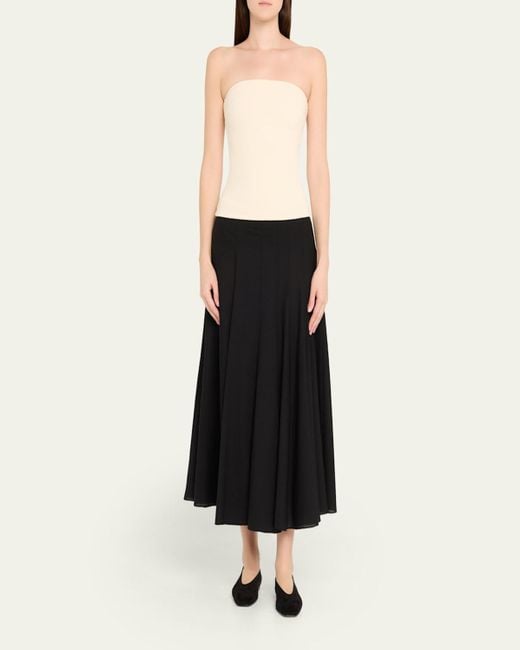 Esse Studios Natural Illi Strapless Fitted Top