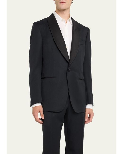 Tom Ford Black Windsor Shawl Tuxedo for men