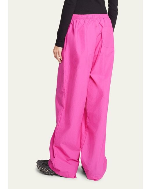 Balenciaga Pink Straight-leg Pajama Pants