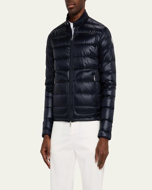 Moncler Blue Acorus Puffer Jacket for men