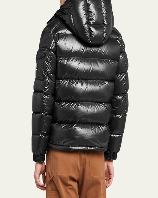 Moncler Black Maya Short Down Jacket for men