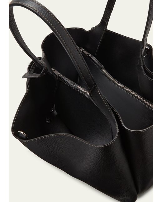Tod's Black Medium Apa Leather Top-handle Bag