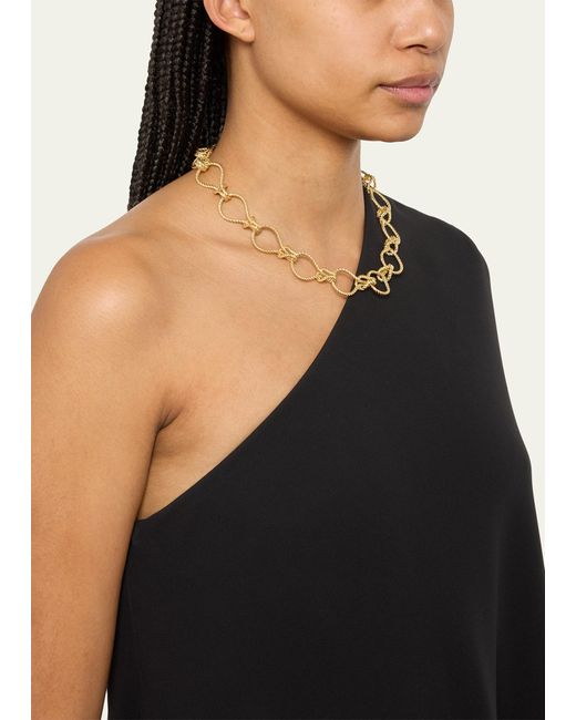 Verdura 18k Yellow Gold Confetti Necklace in Natural Lyst