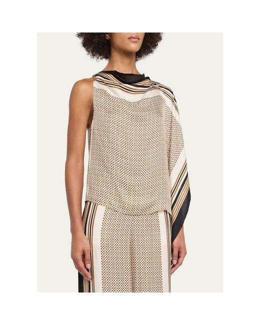 A.L.C. Natural Kit Draped Top