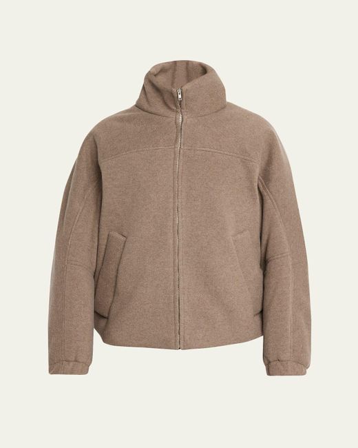 Mordecai Brown Padded Cocoon Blouson Jacket for men