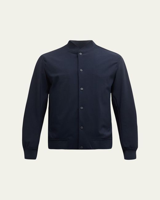 Theory Blue Murphy Precision Ponte Jacket for men