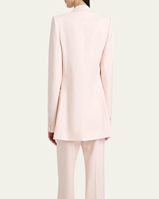 Chloé Pink Single-Breasted Tailored Jacket