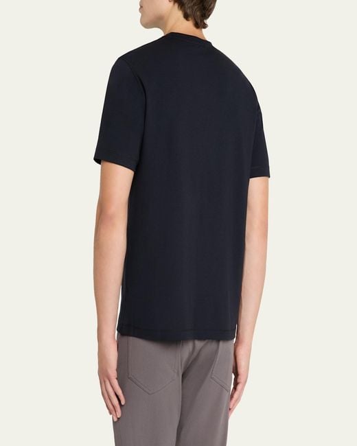 Theory Blue Ryder Solid Jersey T-Shirt for men
