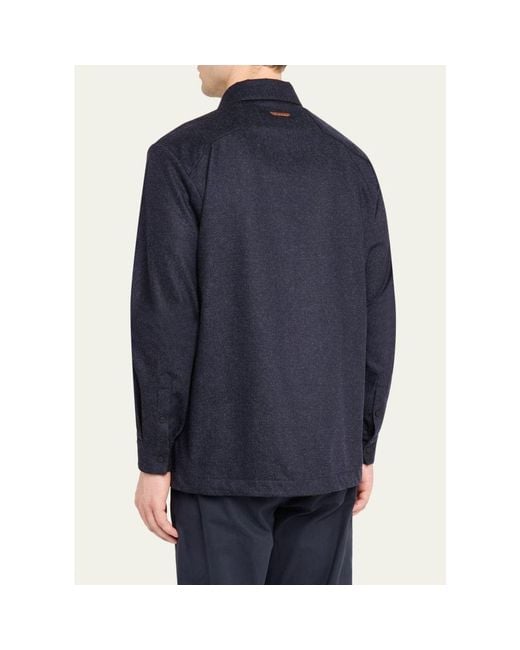Sease Blue New Gate Drawstring Shirt for men