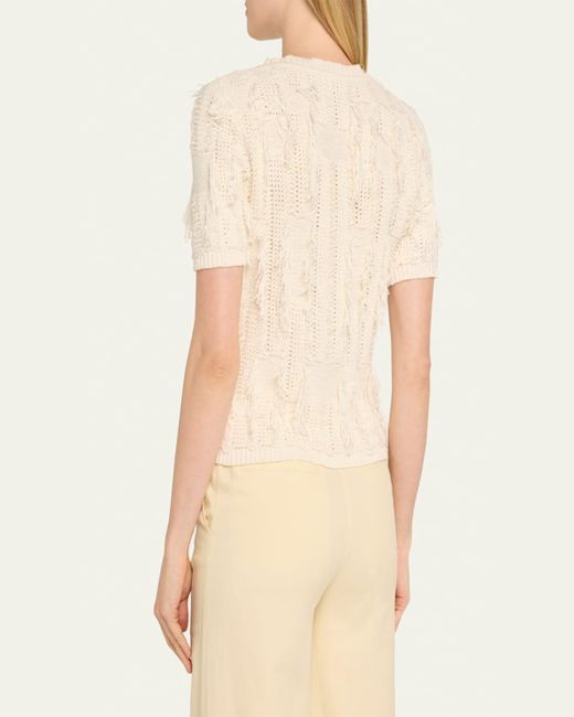 Ulla Johnson Natural Rumi Knit Top