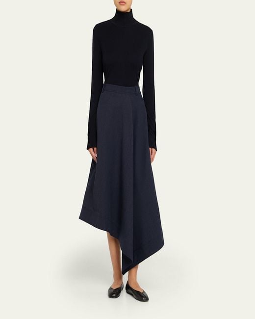 A.L.C. Blue Elyse Wool Turtleneck Sweater