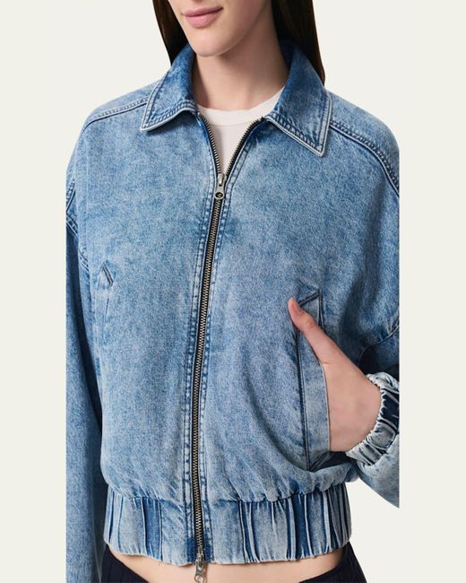 Rag & Bone Blue Featherweight Lara Jacket