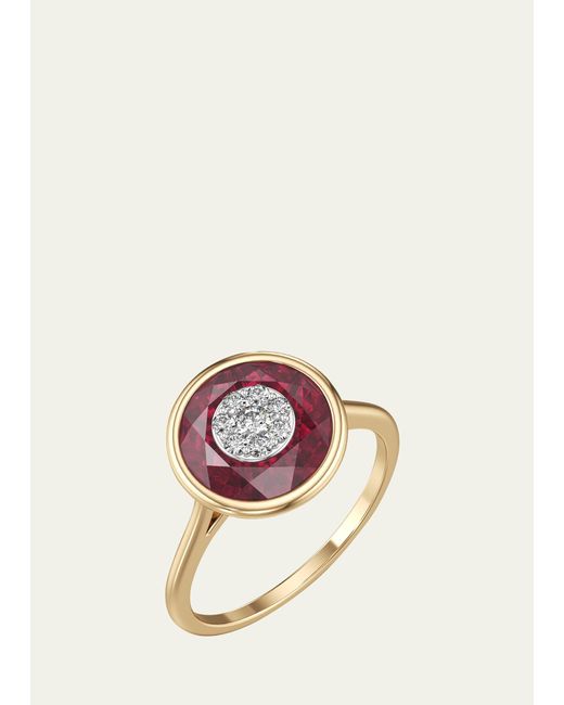 Bhansali Multicolor 18k Stone And Brilliant Diamond Ring