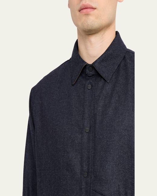 Sease Blue New Gate Drawstring Shirt for men