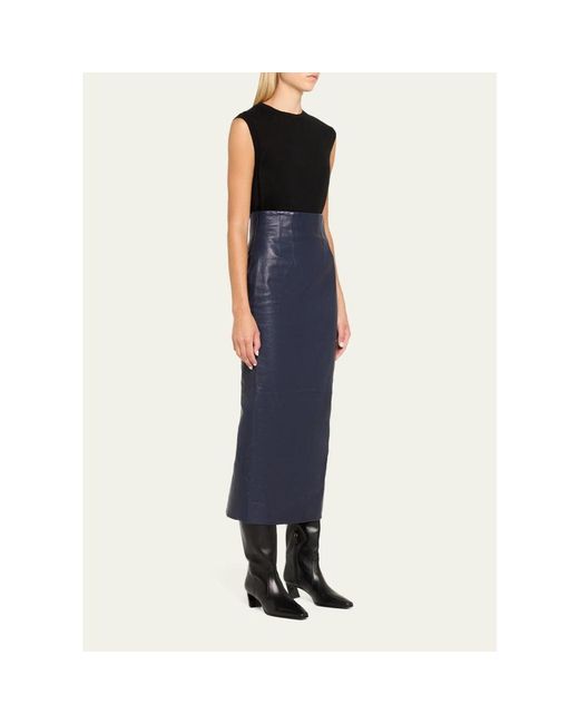Stuart Weitzman Black Stassi Leather Knee-High Boots