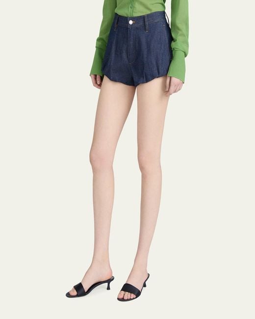 FRAME Blue The Shell Shorts