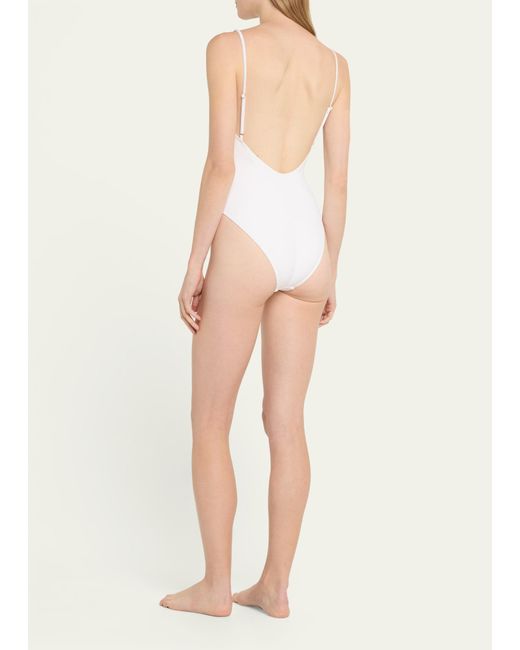 Melissa Odabash Natural Cannes One-piece Swimsuit