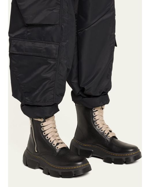 Rick Owens Black X Dr. Martens Jumbo Lace-up Boot for men