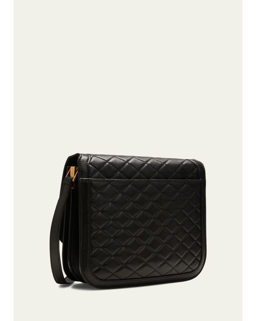 Saint Laurent Solferino Medium Ysl Crossbody Bag In Quilted Smooth