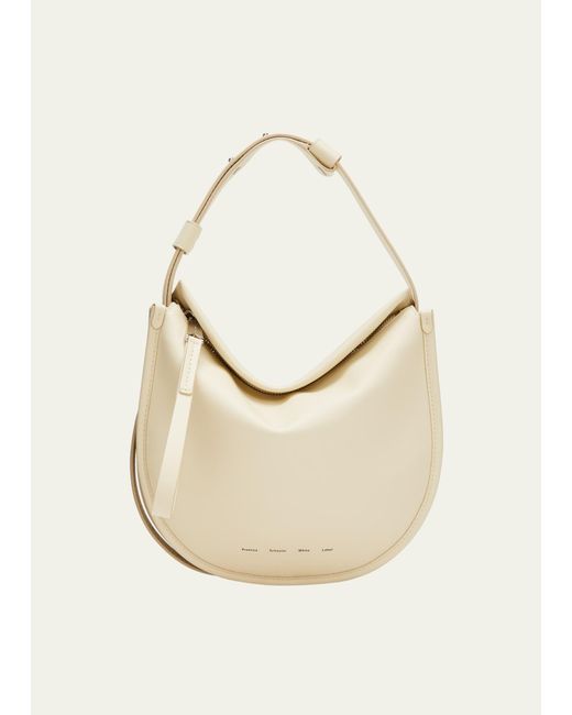 Proenza Schouler Natural Baxter Small Leather Hobo Bag