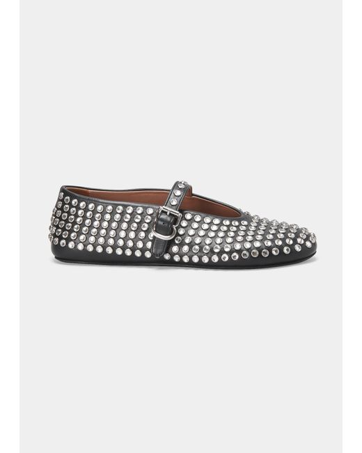 gala studs mary jane flat