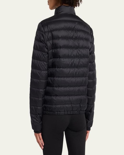 Moncler Blue Lans Packable Short Down Jacket