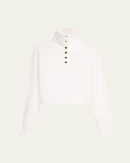 FRAME Natural The Coach Sweatshirt